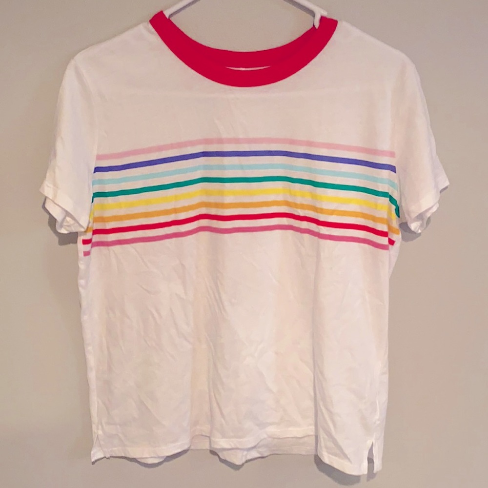 Rainbow t-shirt. Old Navy, size small